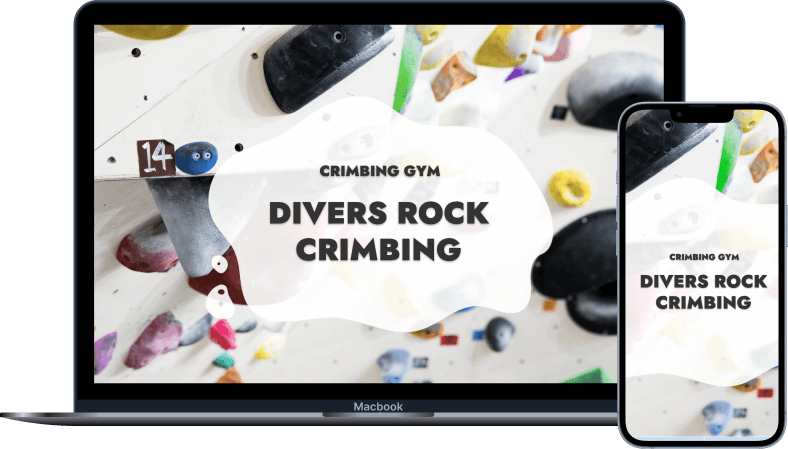 iverse RockClimbingのWebデザイン